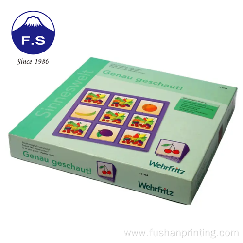 Customized Printing Colorful Baby Educational Game Card Set